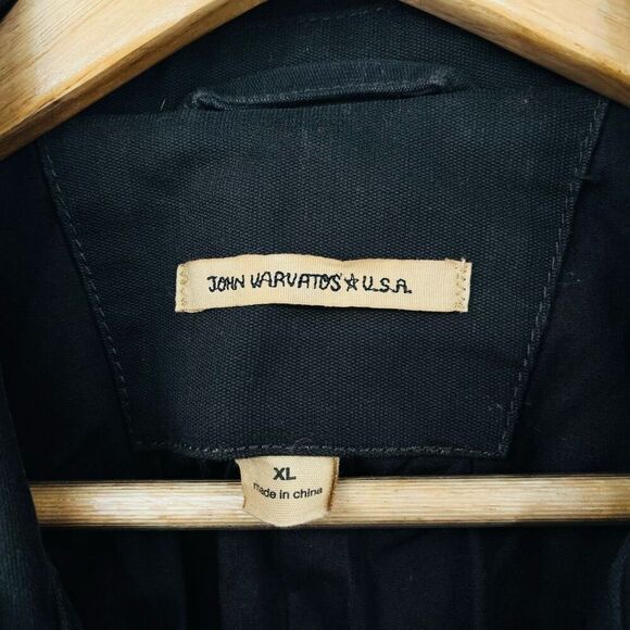 John Varvatos Black Military Jacket - Picture 7 of 8